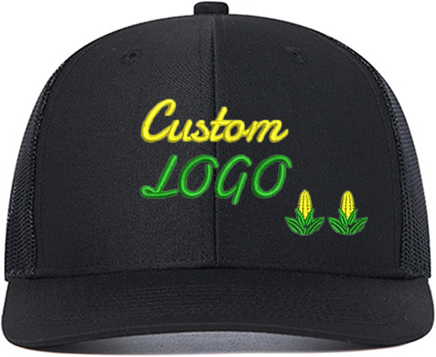 Custom Trucker Hats, Embroidered Your Own Personalized Logo/Text, Mesh Baseball Cap with Adjustable Snapback for Men Women