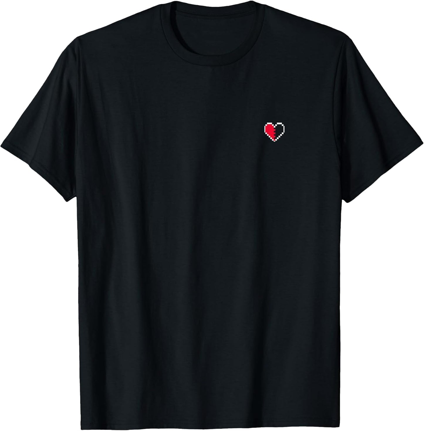 Pixel Art Heart Design T-Shirt