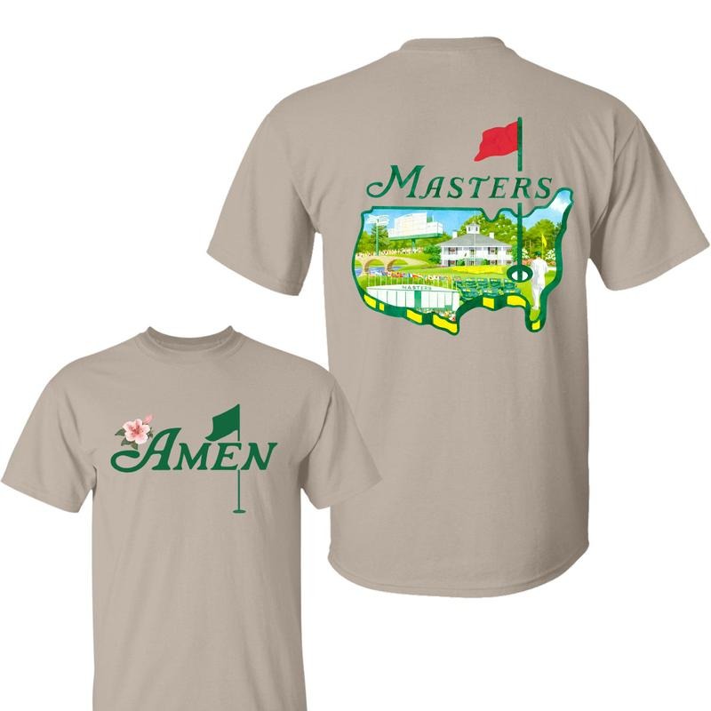 Amen Golf Master Shirt, 2025 Tournament T-Shirt, Masters Golf Tee, Graphic Tee Gifts for Men, For Women