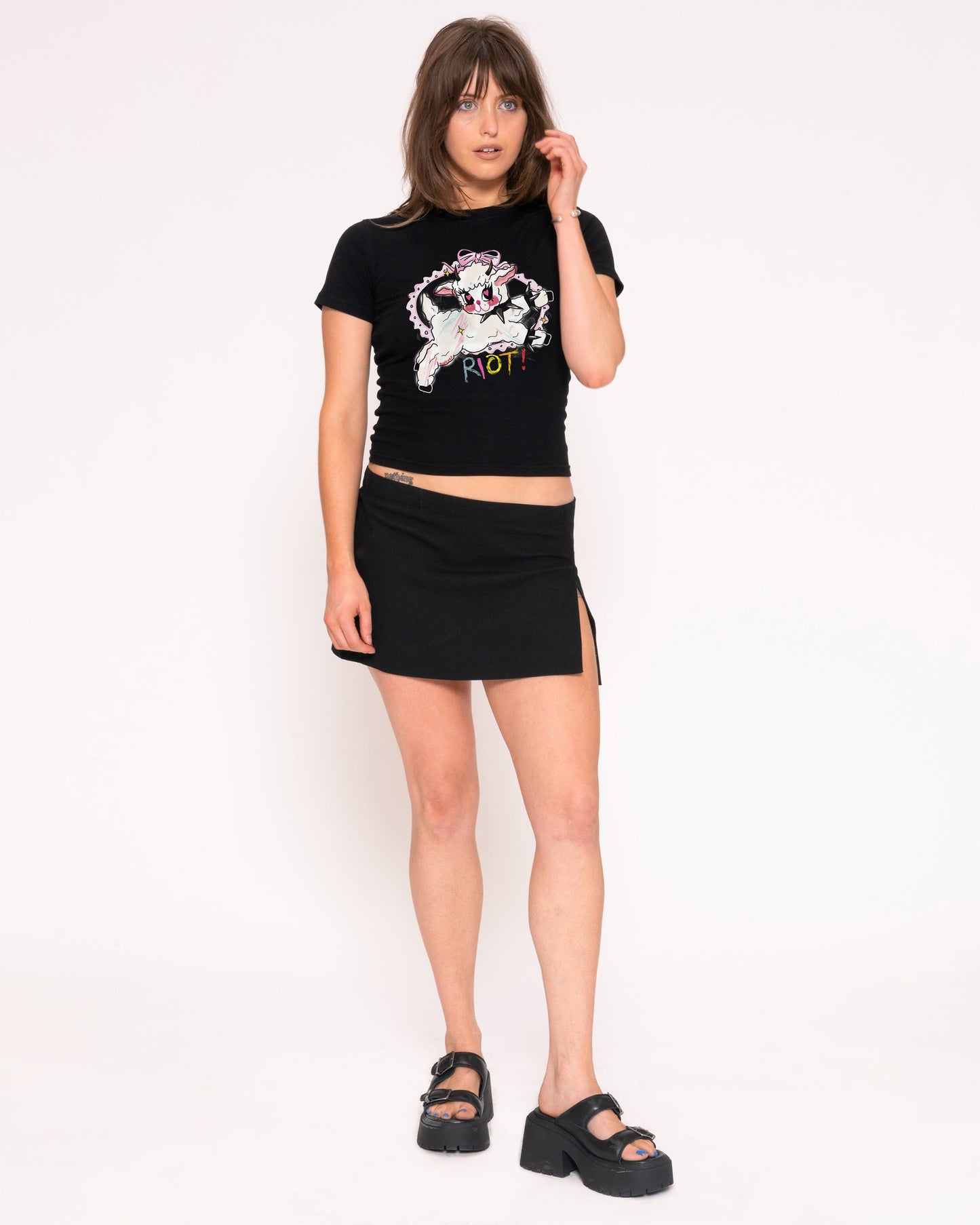 Riot Longline Baby Tee