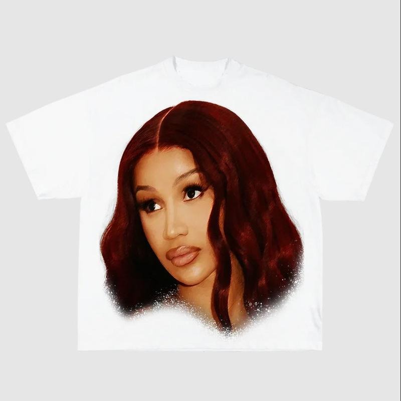 CARDI TEE Streetwear Summer Top Tshirt