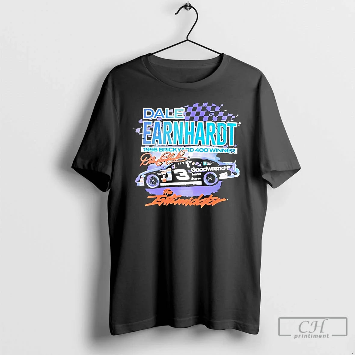 Classic Dale Earnhardt 1995 Brickyard 400 Winner The Intimidator Goodwrench Racing Car T Shirts Sweater