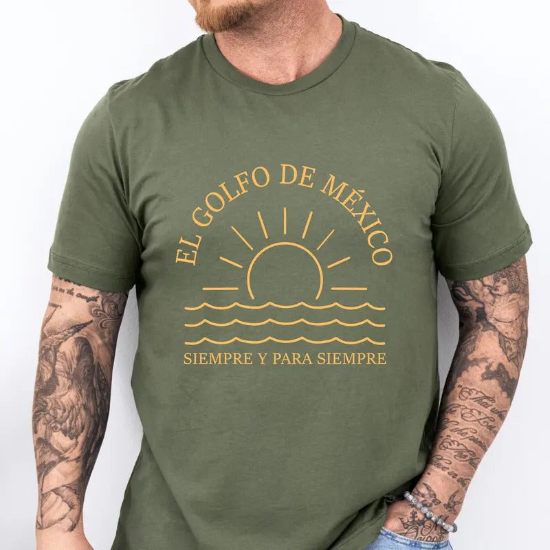 El Golfo De México Shirt, Gulf of Mexico Para siempre T-Shirt, Mexico Lover