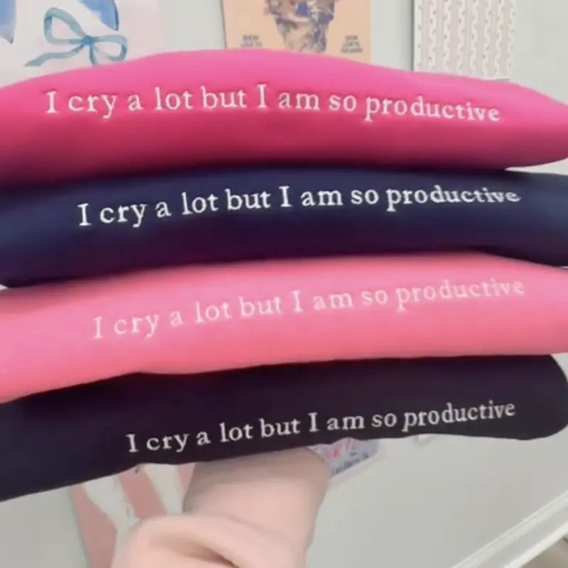 I Cry A Lot But.. Crewneck Sweatshirt - Casual Style with Front Pocket, Comfortable Fit, and Versatile Design
