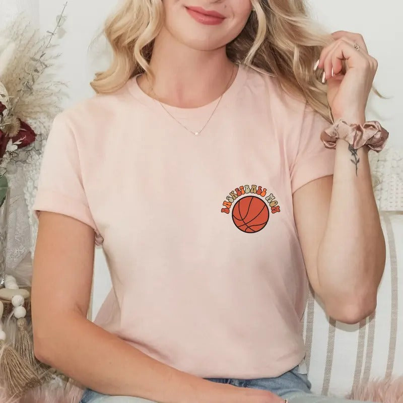 In My Basketball Mom Era Shirt In My Mom Era Shirt Basketball T=shirt Custom Basketball Mom Shirt Game Day Mother Day Gift TK43GN