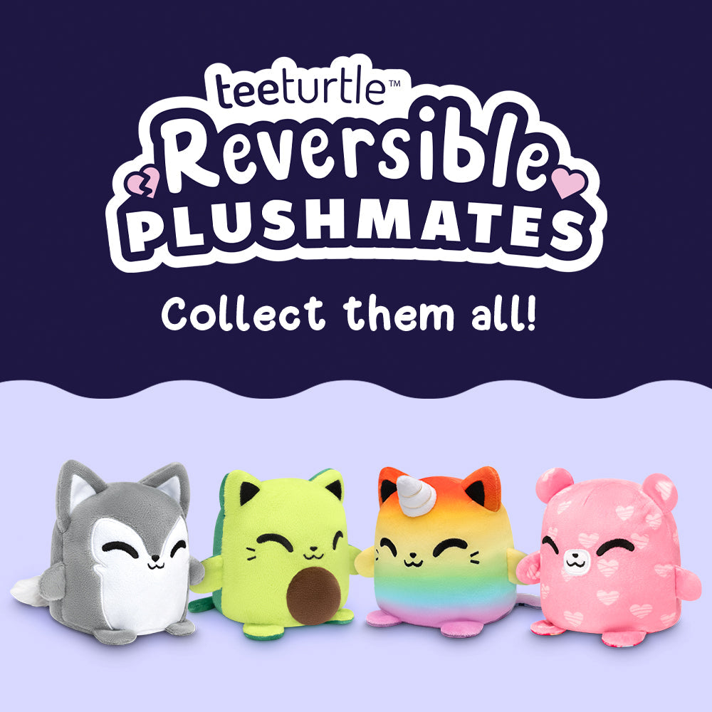 TeeTurtle Reversible Fox Plushmate