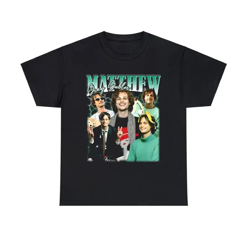 Matthew Gray Gubler Vintage Unisex T-Shirt Gifts, Vintage shirt Menswear Top