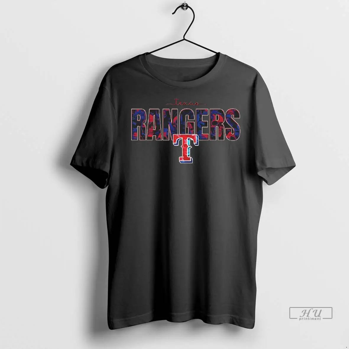 Officials Texas Rangers Skulls Floral Graphic Baseball T Shirts