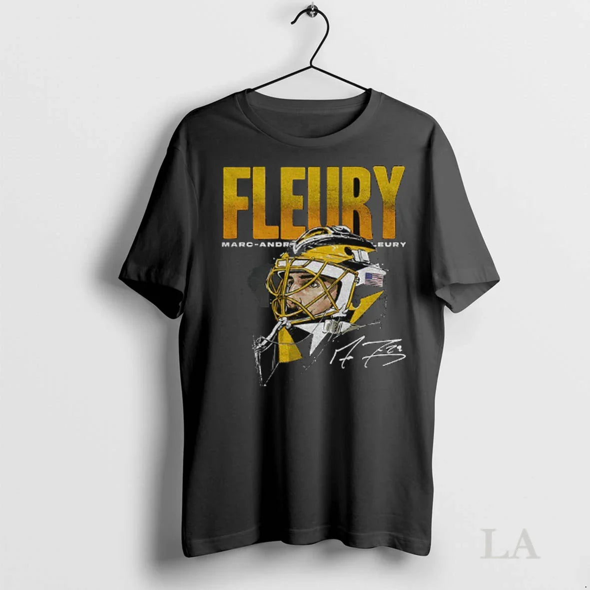 Original Marc Andre Fleury Big Face Pittsburgh Penguins Hockey Nhl Signature