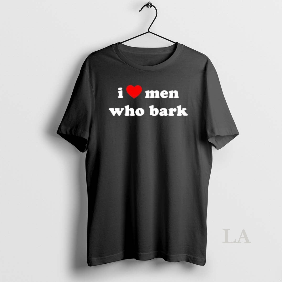 Original Marci I Love Men Who Bark Heart