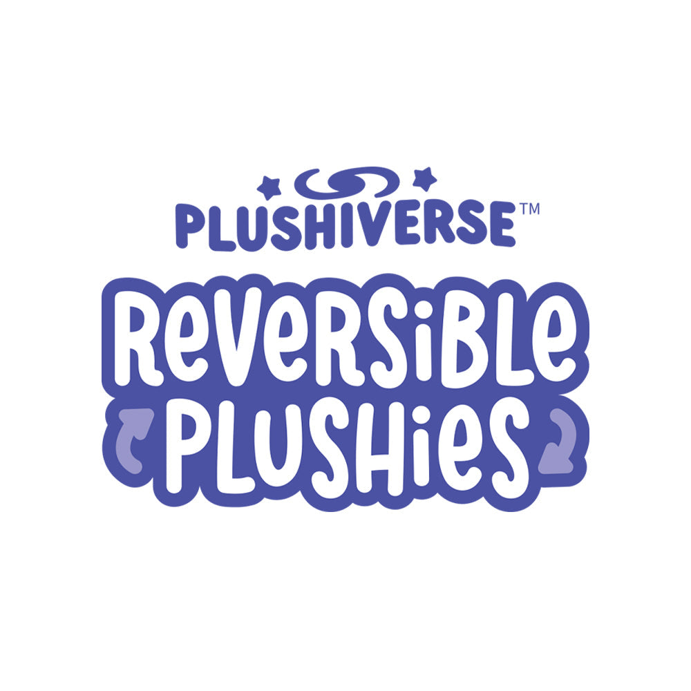 Plushiverse Mega Man and Rush 4" Reversible Plushie