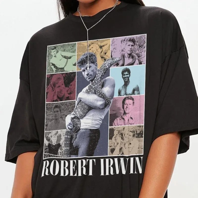 Robert Irwinn Tshirt Sweatshirt, Wildlife Conversation, Crocodile Shirt, Australia Zoo Tee, Unisex Sweater Pullover Tee
