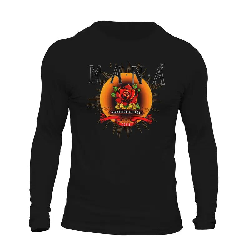 Rock en EspaƱol: MANA 2019 Men's Long Sleeve T-Shirt Playera
