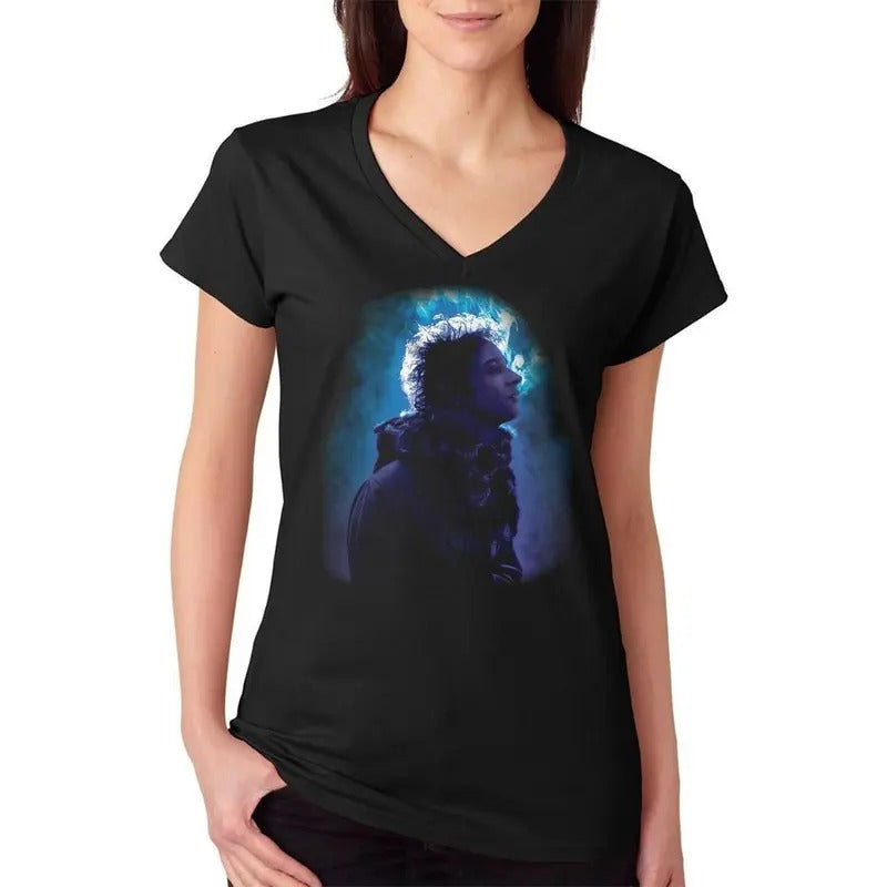 Rock en espaƱol: S Stereo Gustavo Cerati Bocanada Womens V-Neck T-Shirt Playera Casual Comfort