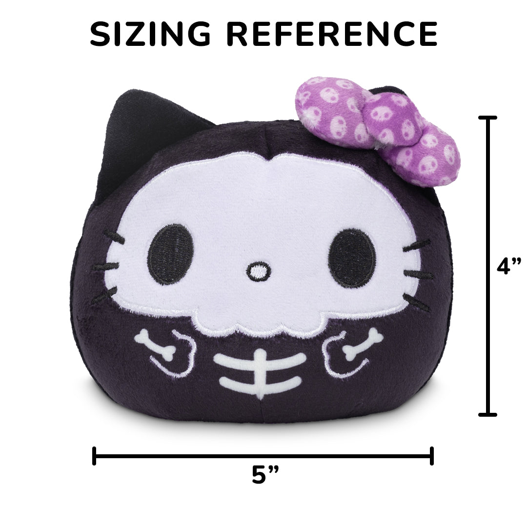 Halloween Skull Hello Kitty 4" Reversible Plushie