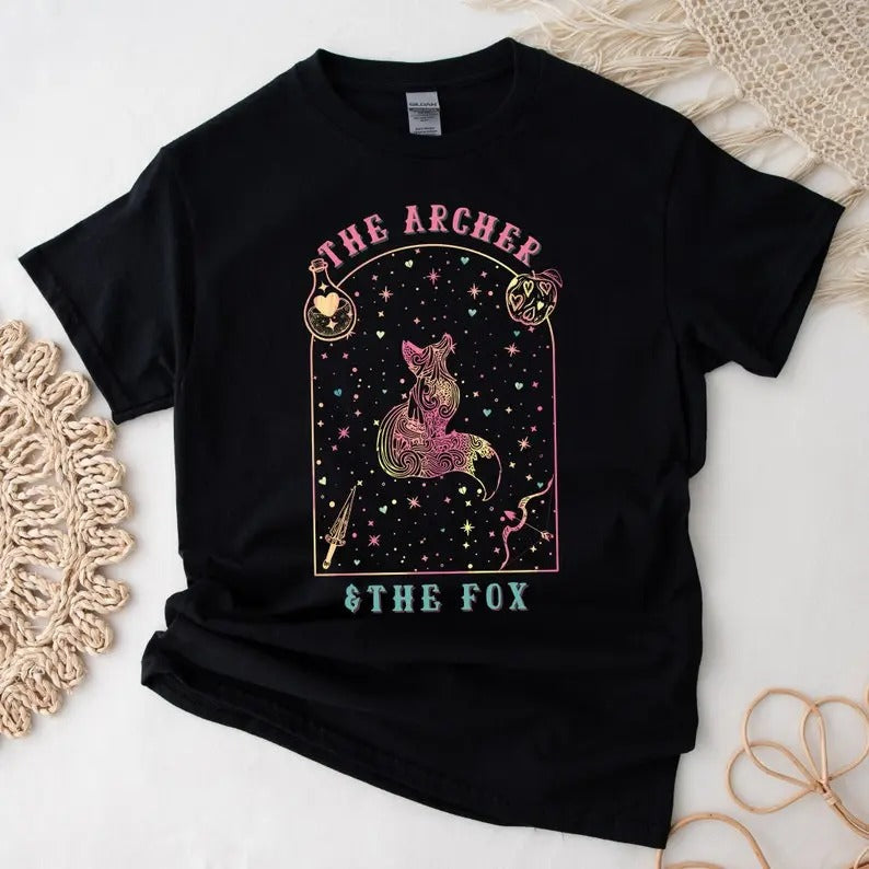 The Ballad of the Archer and the Fox Once Upon a Broken Heart Evangeline Fox Jacks Prince of Hearts Classic Unisex Crewneck T-shirt Cotton Short Sleeve Tshirt