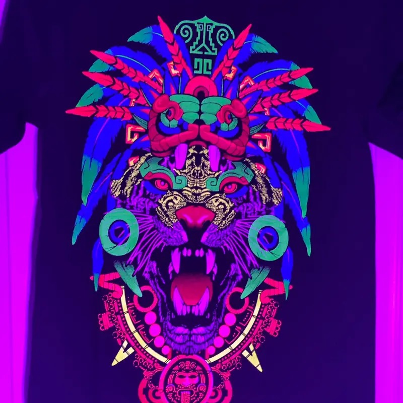 Tigre con penacho t-shirt Cotton