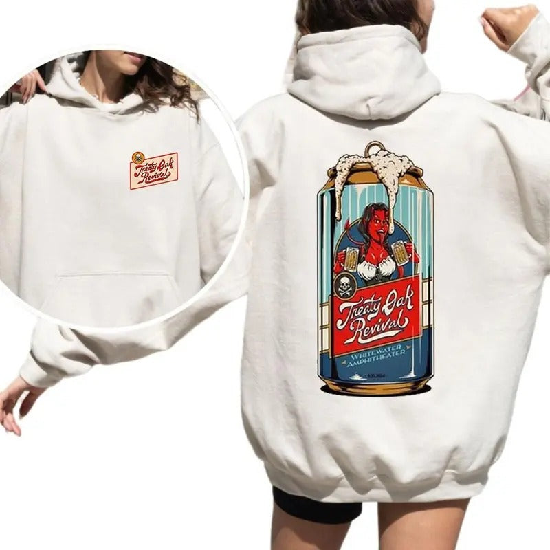 Treaty Oak Revival 2 Sides Hoodie - Sweatshirt - Tee for Men and Women