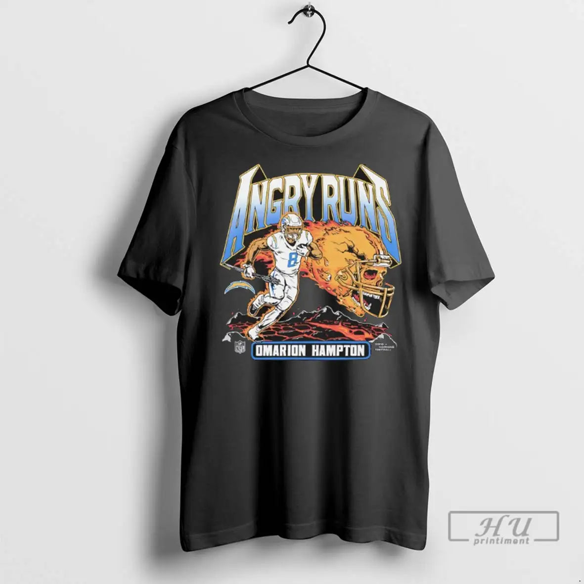 Trending Omarion Hampton Los Angeles Chargers Angry Runs 2025 T Shirts
