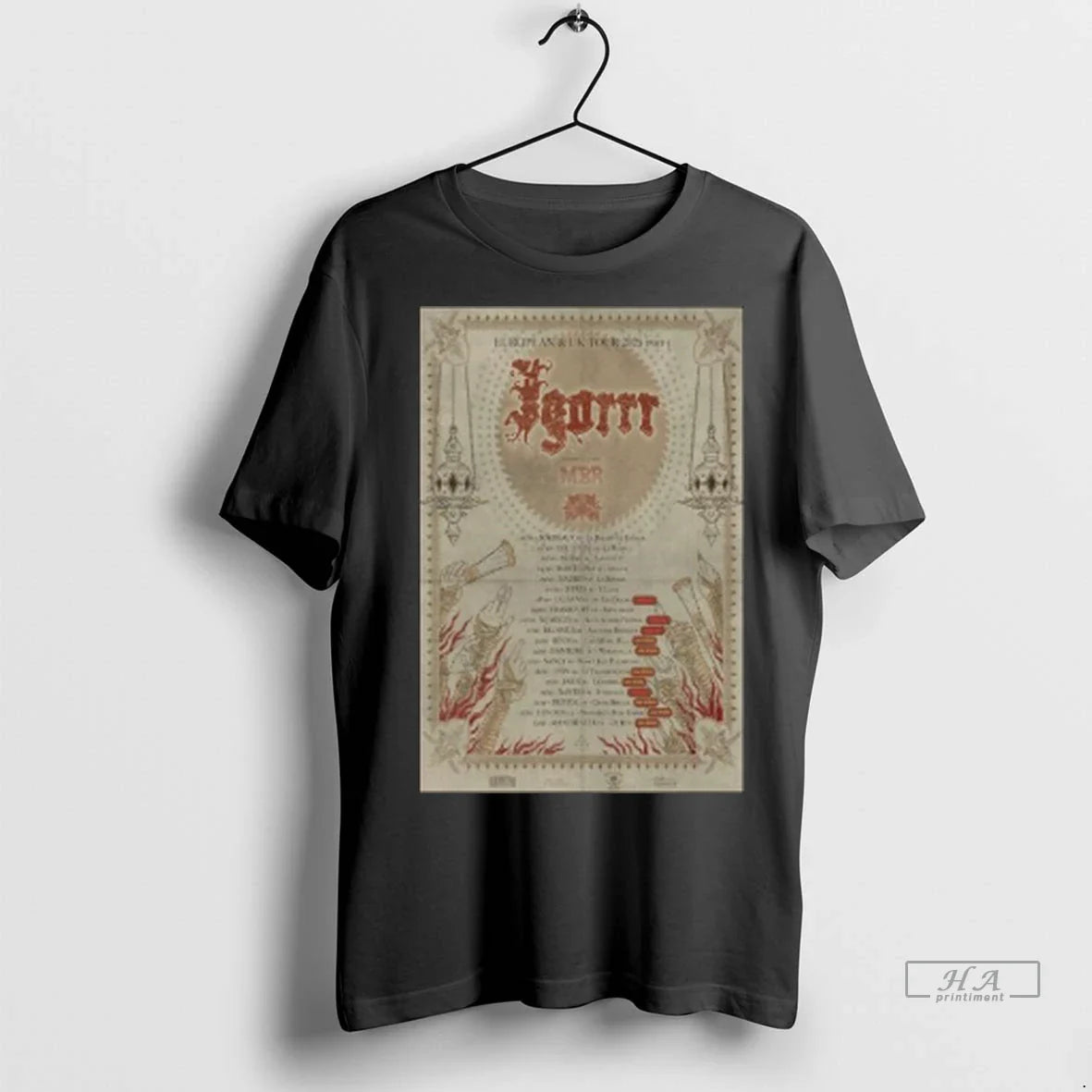 Trendy Officials Igorrr Tour Eu Uk 2025 Long Sleve Shirt Sweater