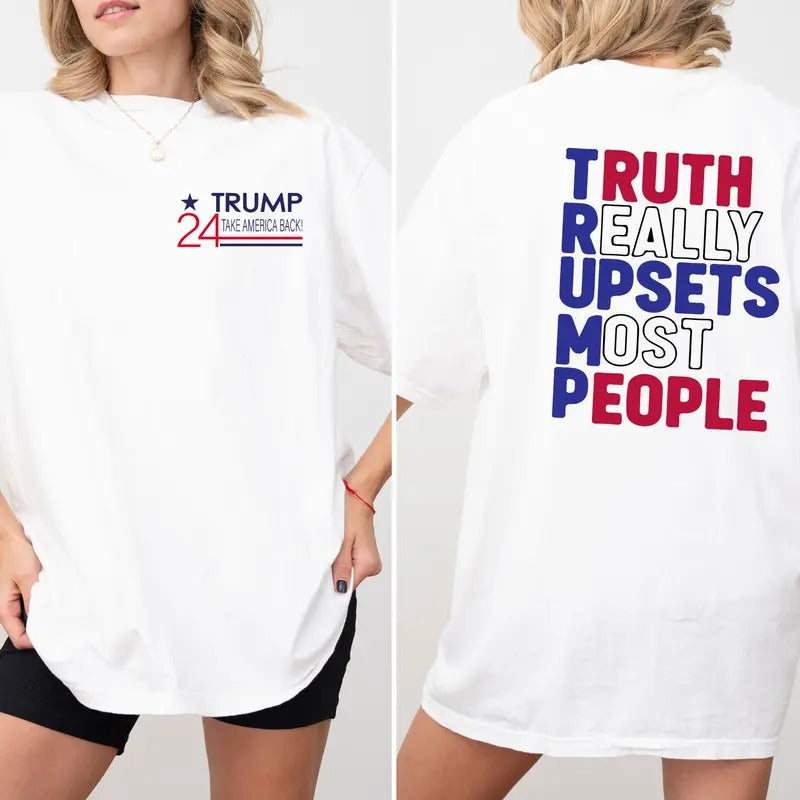 Trump Vance 2024 Shirt, Donald Trump Election Shirt, Presidential Election Tee, Gifts for Trump Supporter