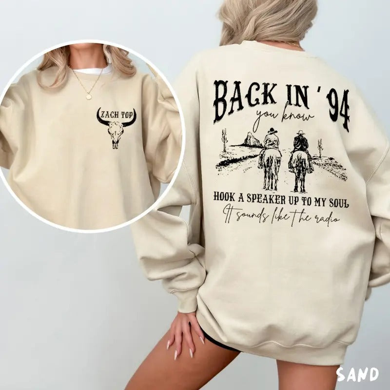 Zack Top T-shirt Back In '94 Sweatshirt Zack Top Colo Beer & Country Music Tour 2025 Hoodie Zack Top Merch Music Tee Gift Fans Men Women