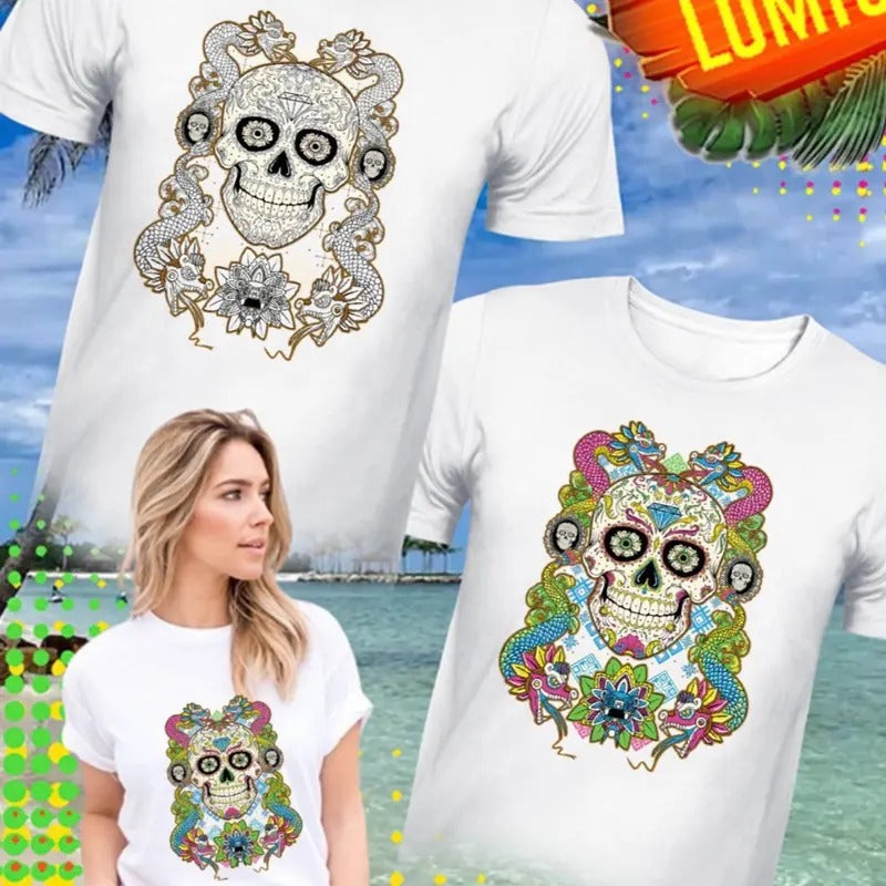 calavera quezacolth T-shirt Cotton White
