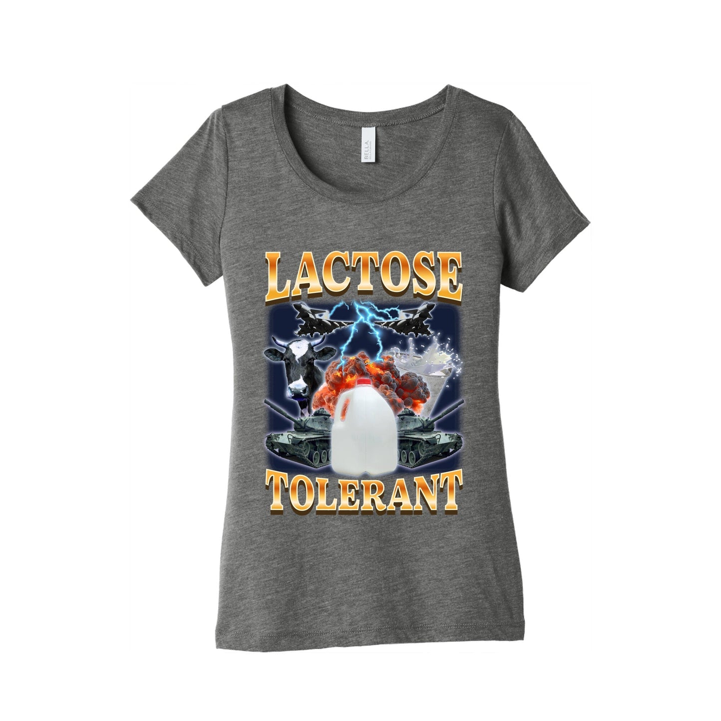 Lactose Tolerant Womens Triblend Tee
