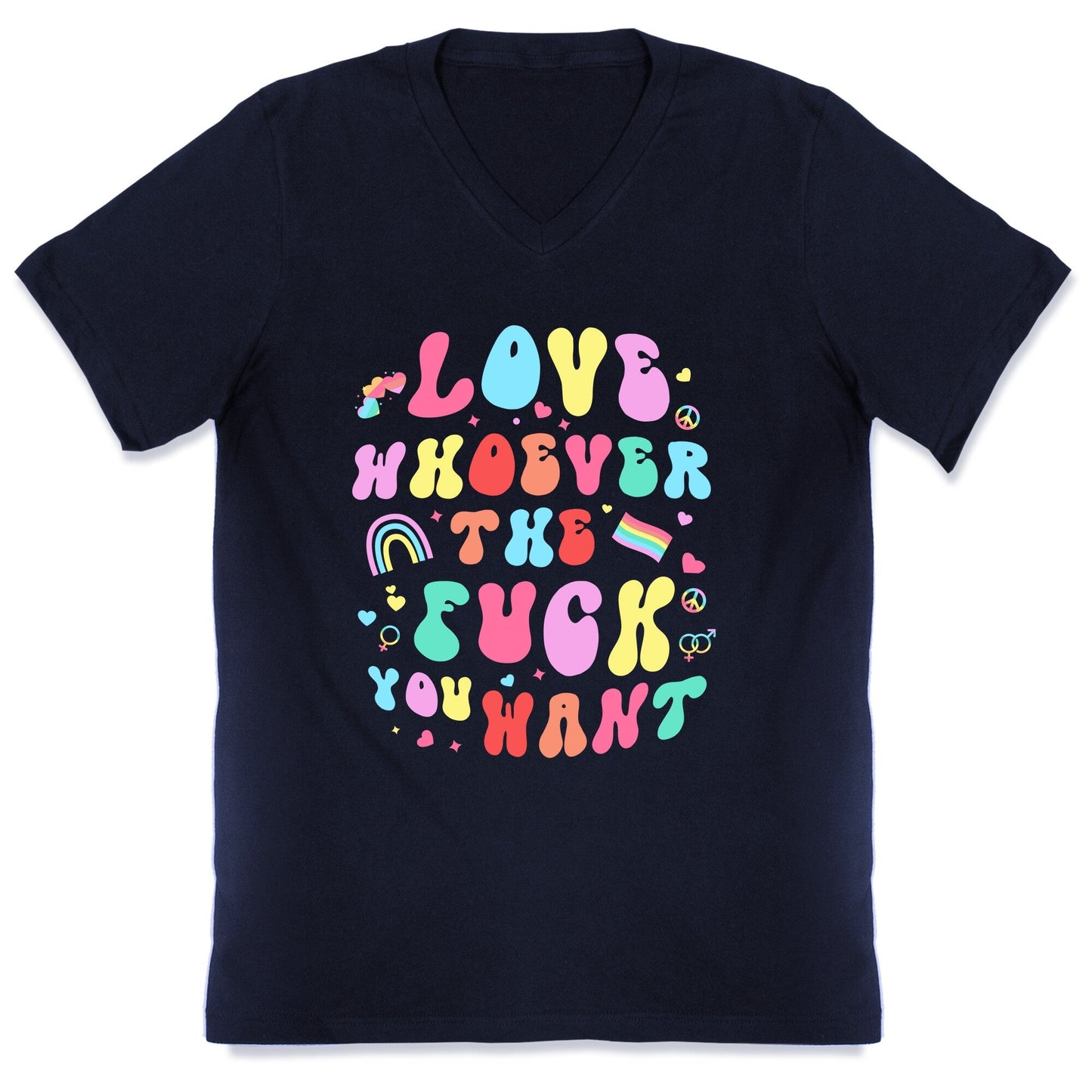 Love Whoever The F You Want V-Neck