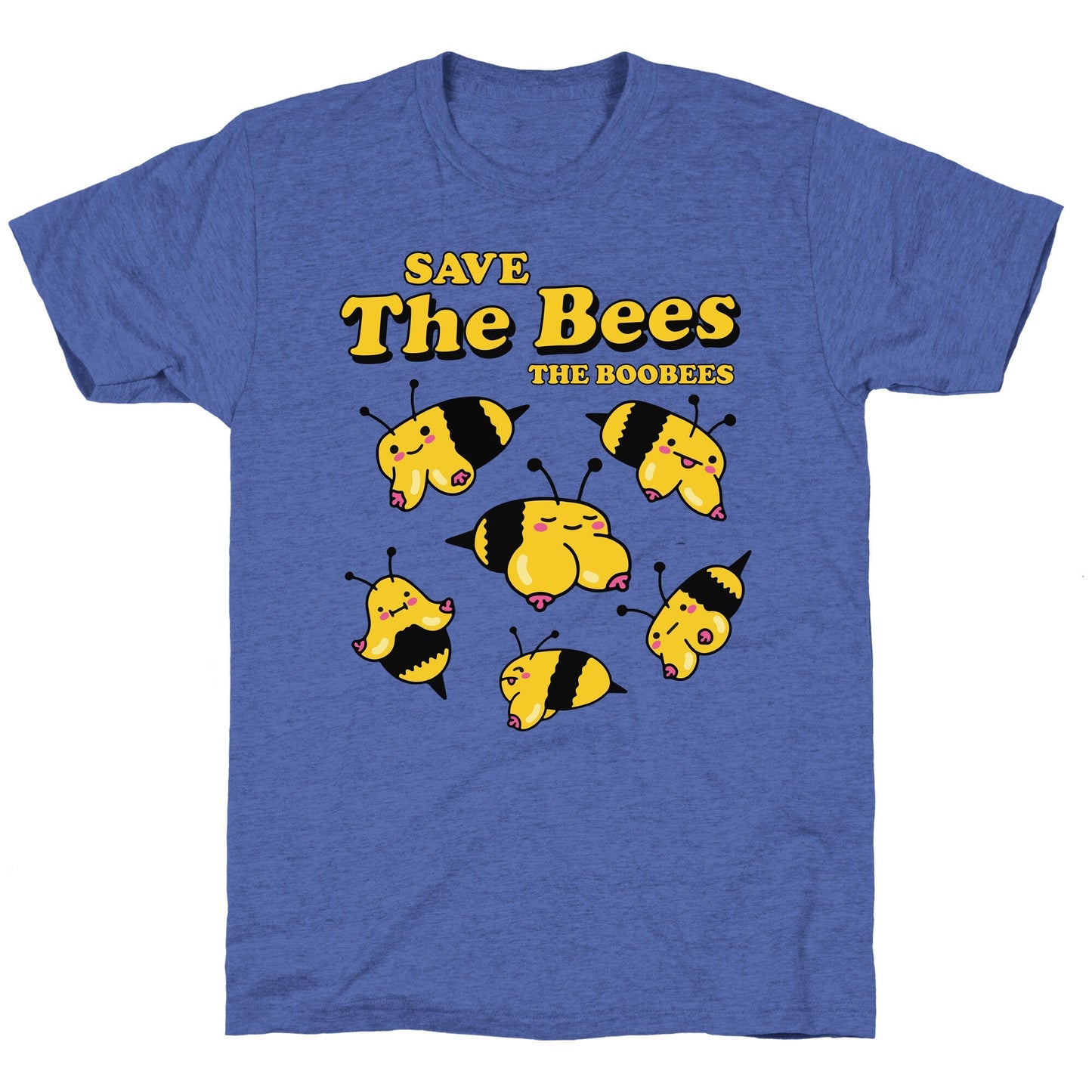 Save The Bees Boobees Unisex Triblend Tee