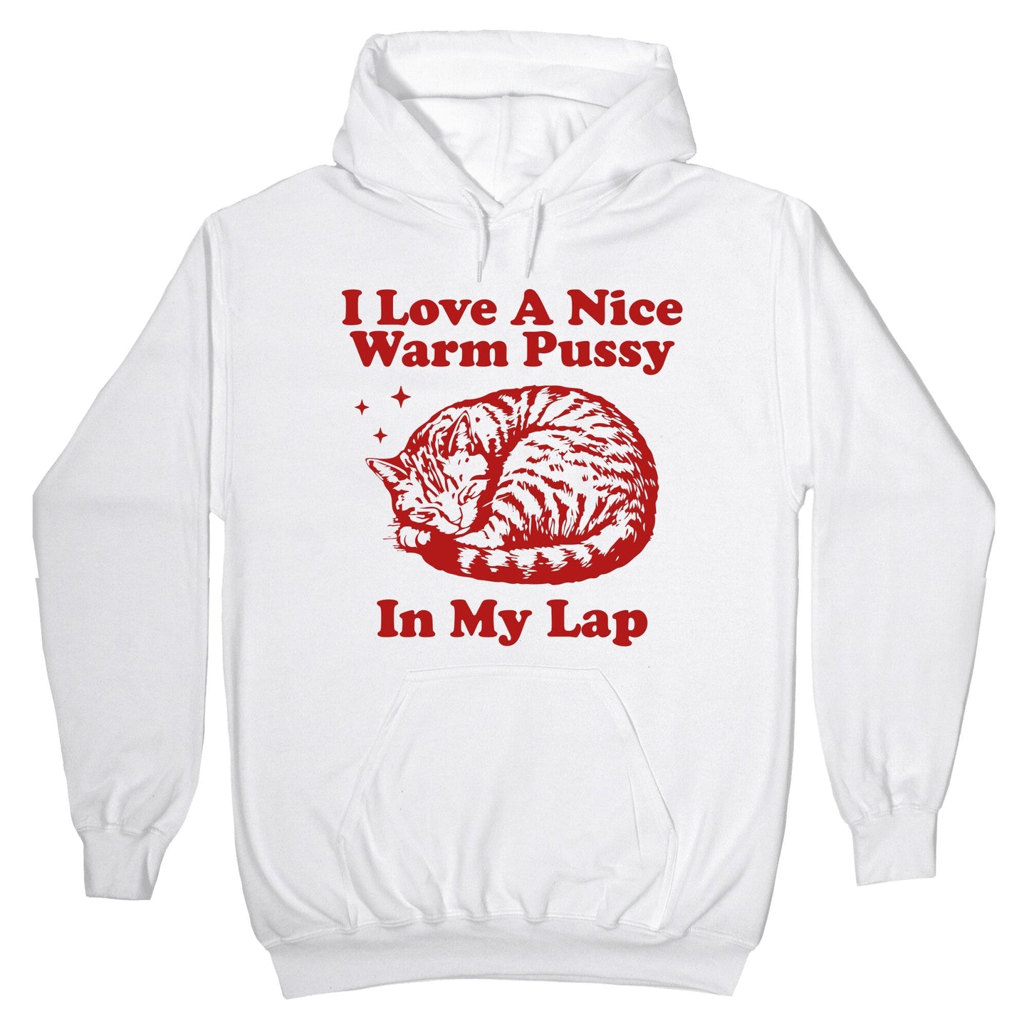 I Love A Nice Warm Pussy In My Lap Hoodie