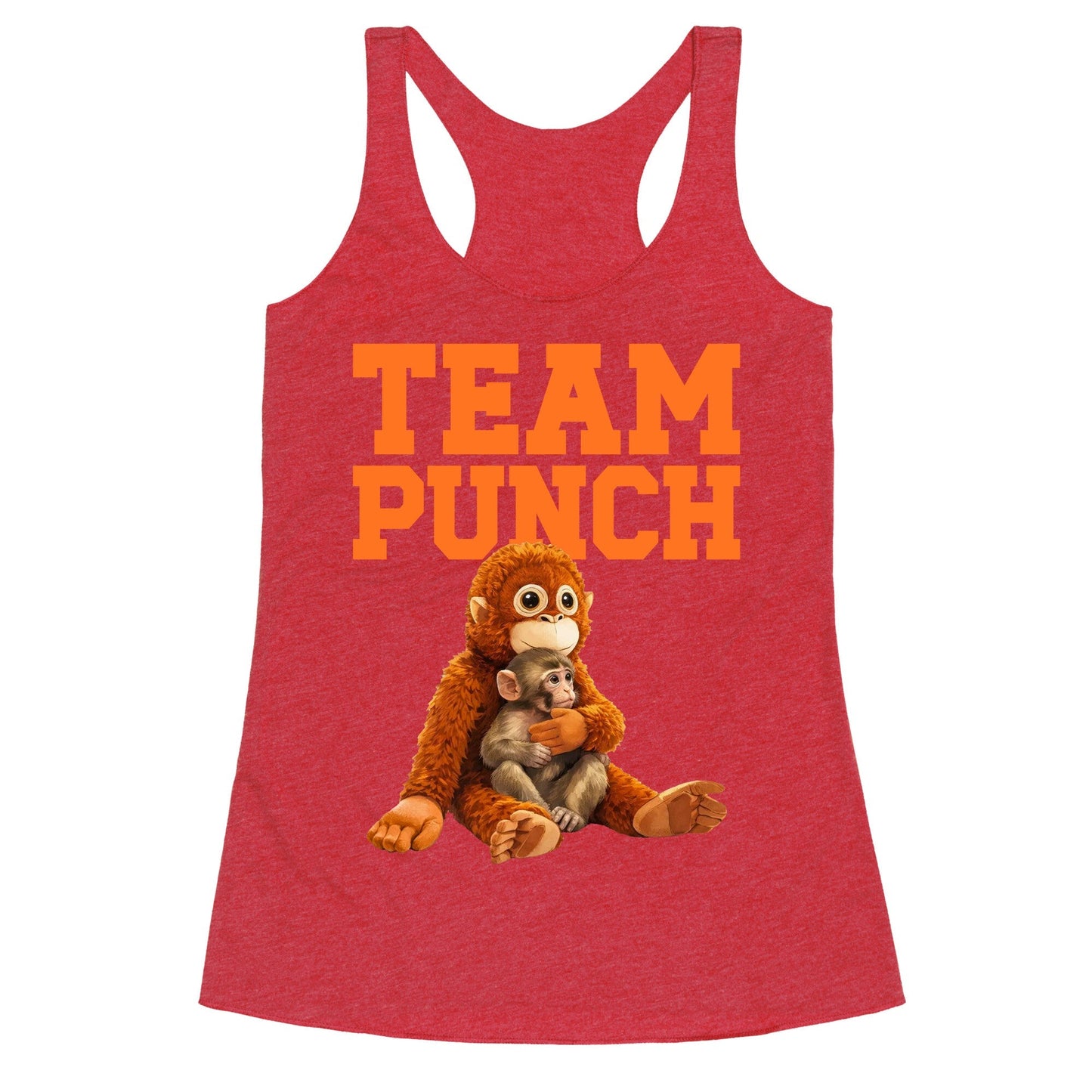 Punch The Monkey Racerback Tank