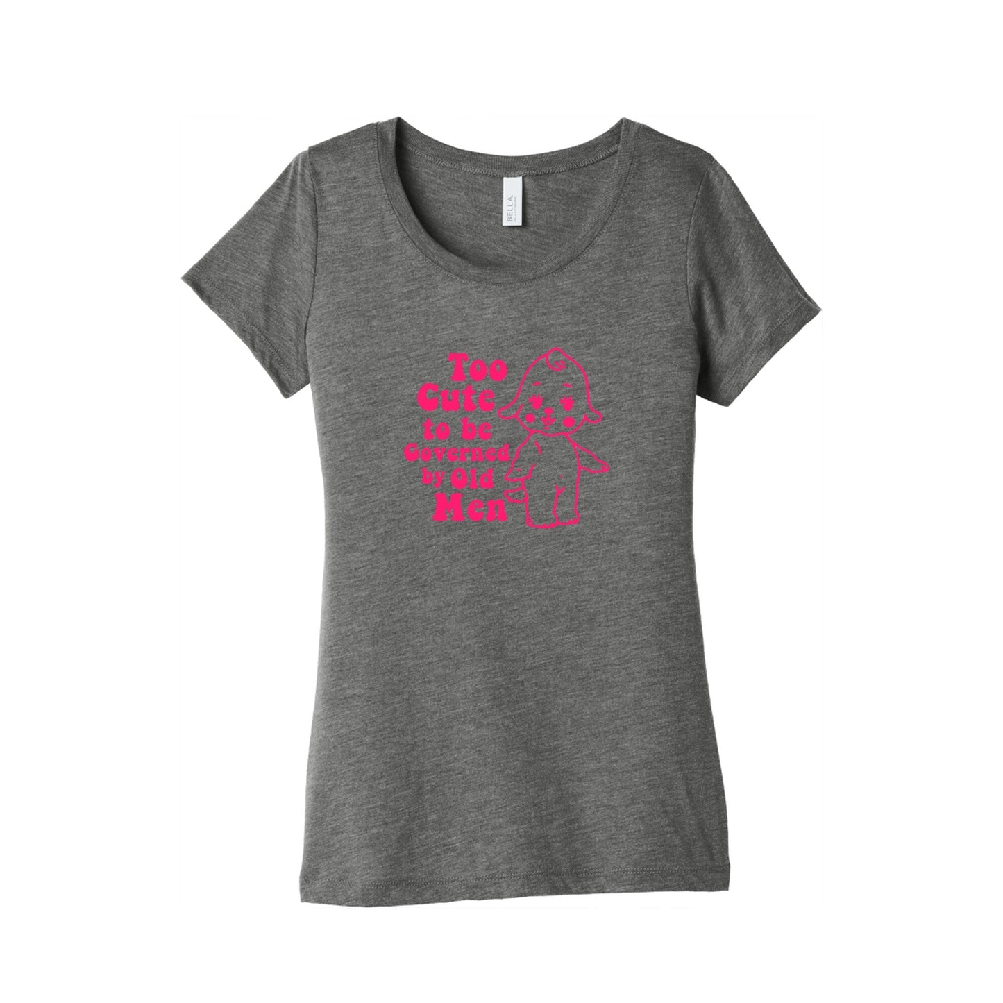 Too Cute Womens Triblend Tee