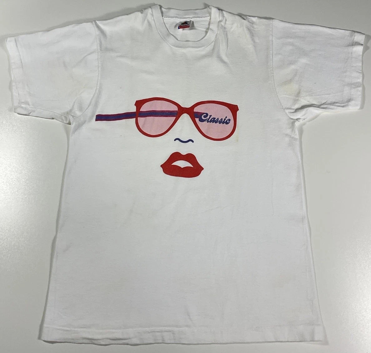 Vintage Pop Art Sunglasses T Shirt Sz L Single Stitch Made In USA 90s