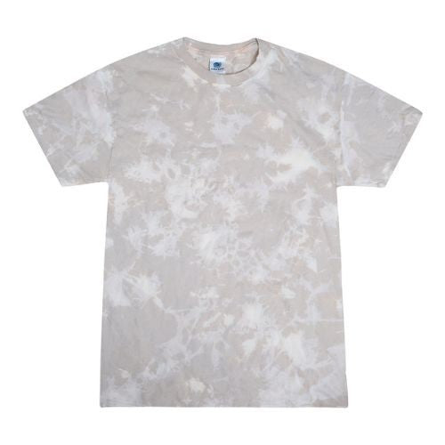 Bleach Out T-Shirts Beige Adult Sizes Cotton Colortone