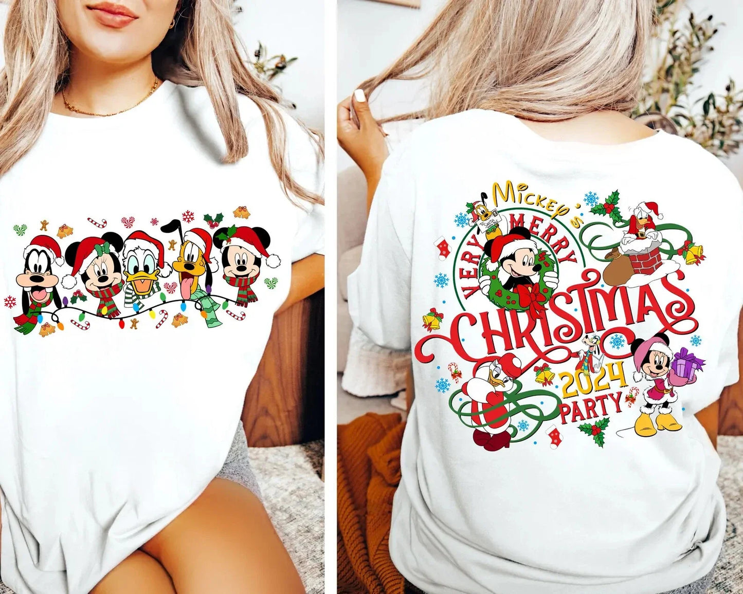 2-Sided Very Merry Christmas Shirt Friends Group Christmas Gift , Gift For Xmas