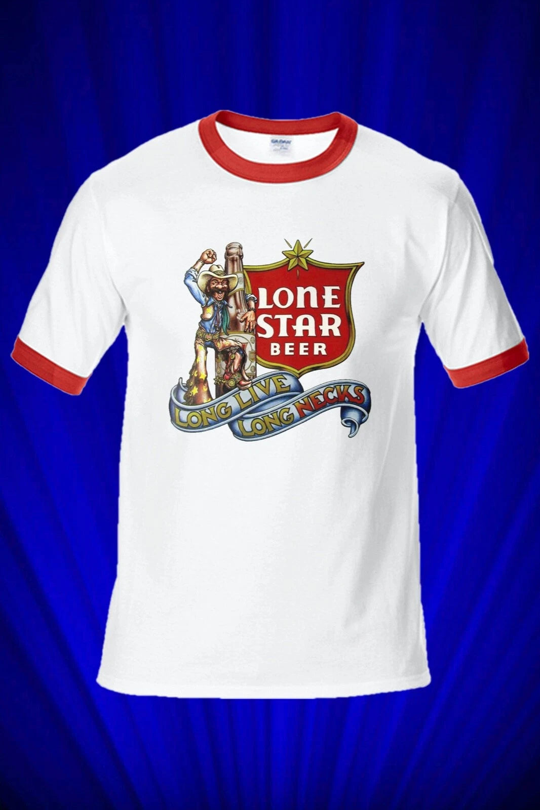 Vintage 1970s Inspired Long Live Beer RINGER Tee T-SHIRT Coors Unisex SM-XXL