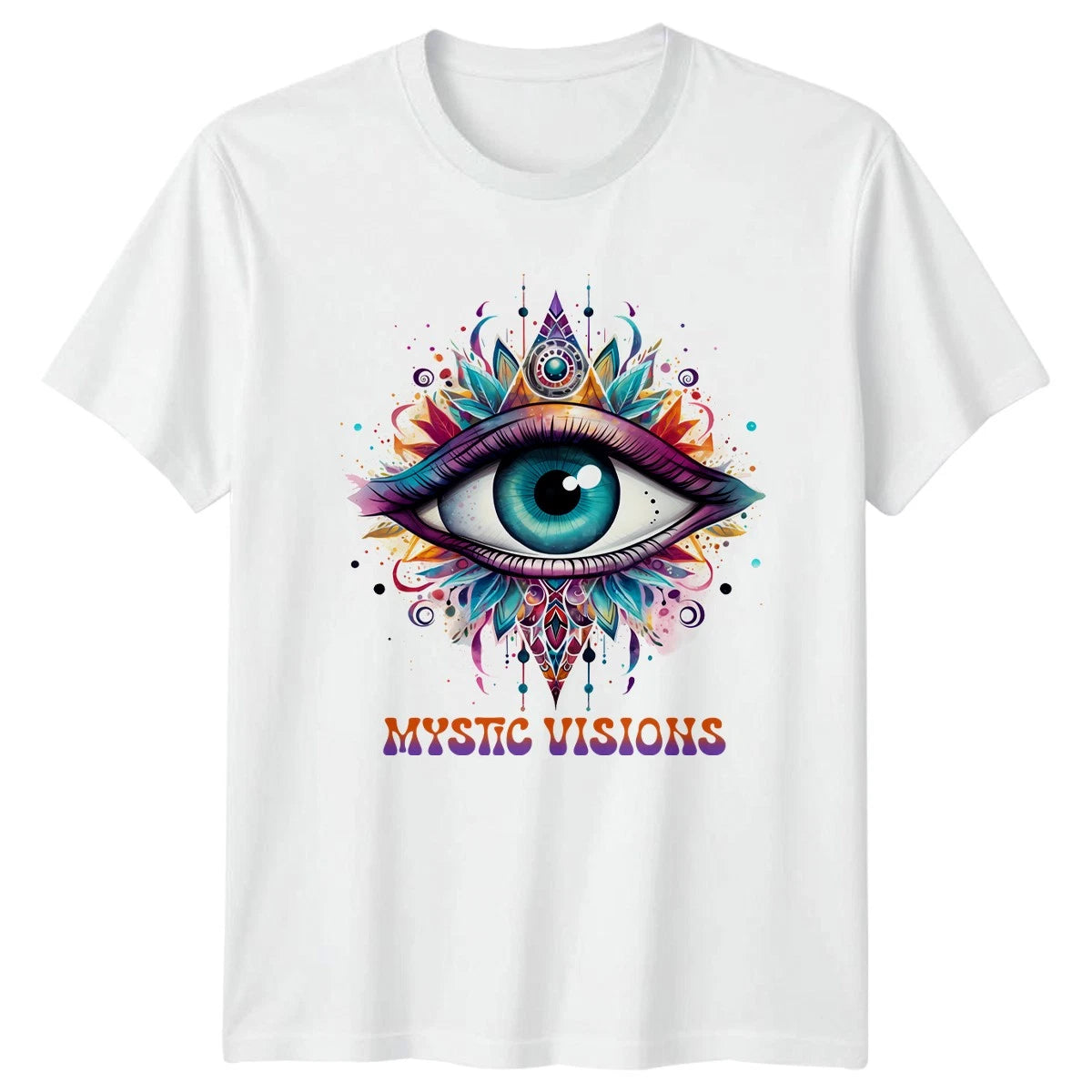 Mystic Visions T-Shirt Boho Halloween Spirituality Halloween Gift For Him