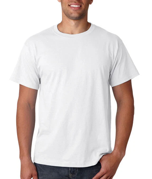 FRUIT OF THE LOOM PLAIN WHITE T SHIRT TEE SHIRT 2 OR 5 PACK (S TO 5XL) GRADE A