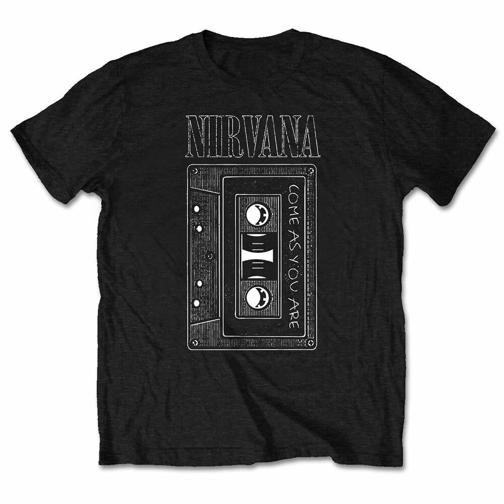 ** Nirvana Come As You Are Cassettes Tape Official Licensed T-shirt **