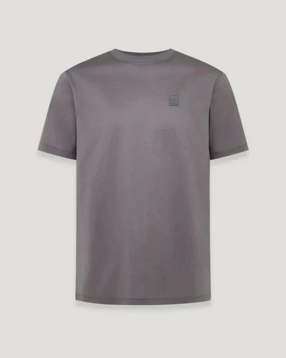 BELSTAFF STEEL MERCERISED COTTON T-SHIRT TORNADO GREY 3XL RRP £70 BNWT