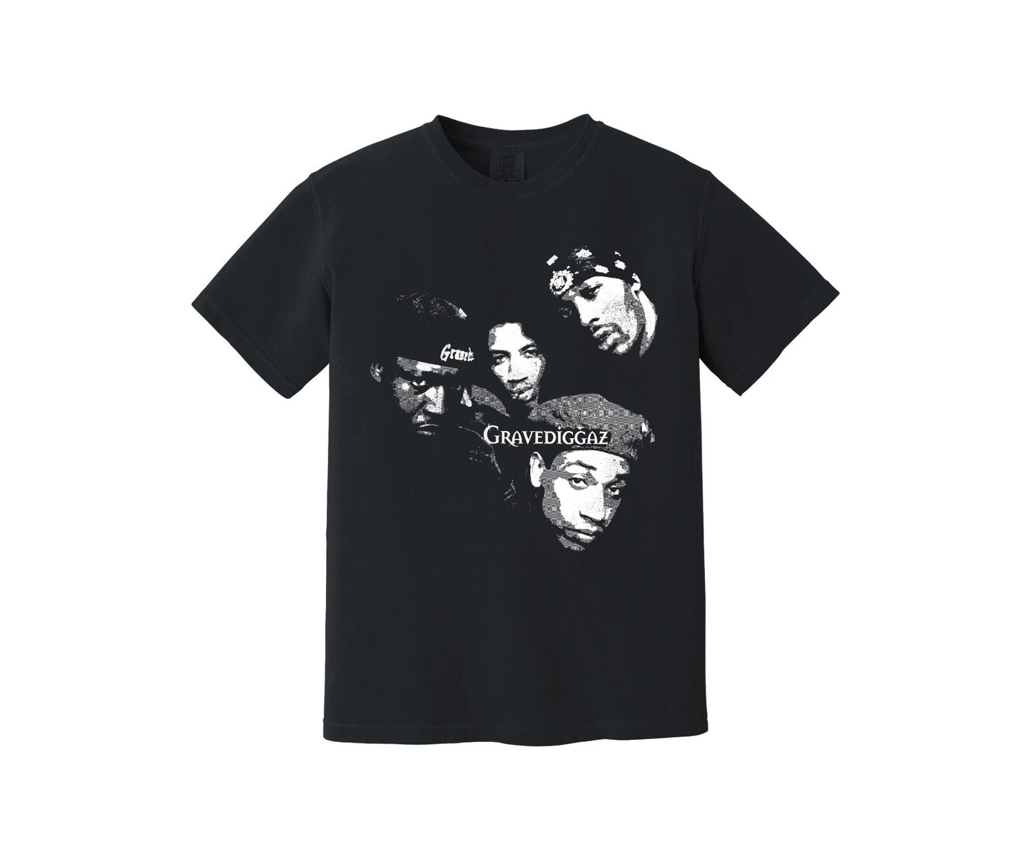 Gravediggaz Heavyweight T Shirt - It Ain't Safe No - 6 Feet Deep - 90s Wu Tang