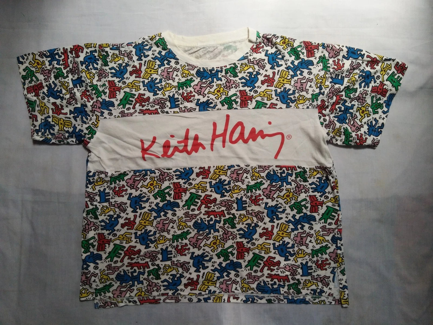 Keith Haring Fullprint Pop Shop Art T Shirt Basquiat Andy Warhol