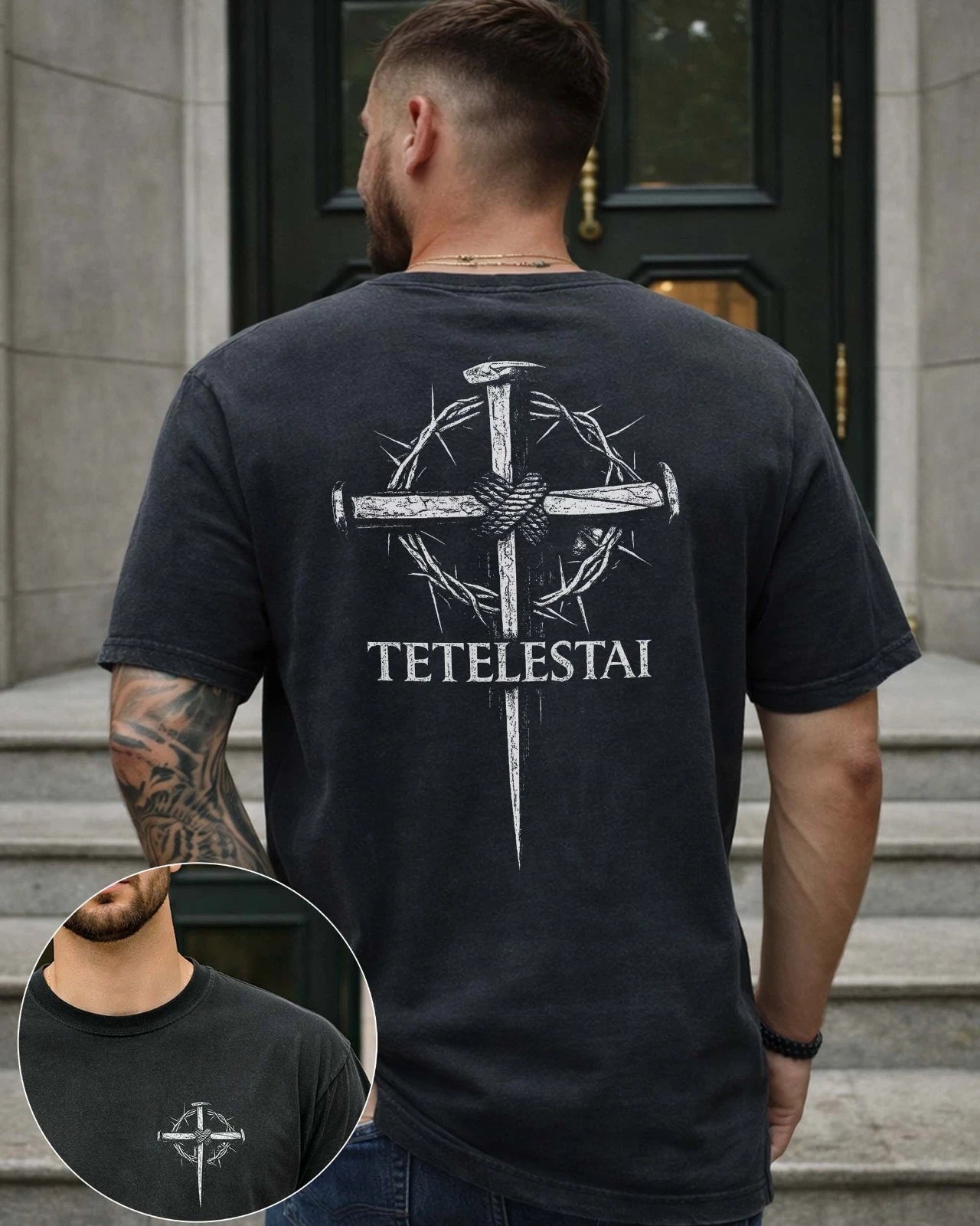 Tetelestai shirt - It's finished Christian Shirt - Faith based shirt for men