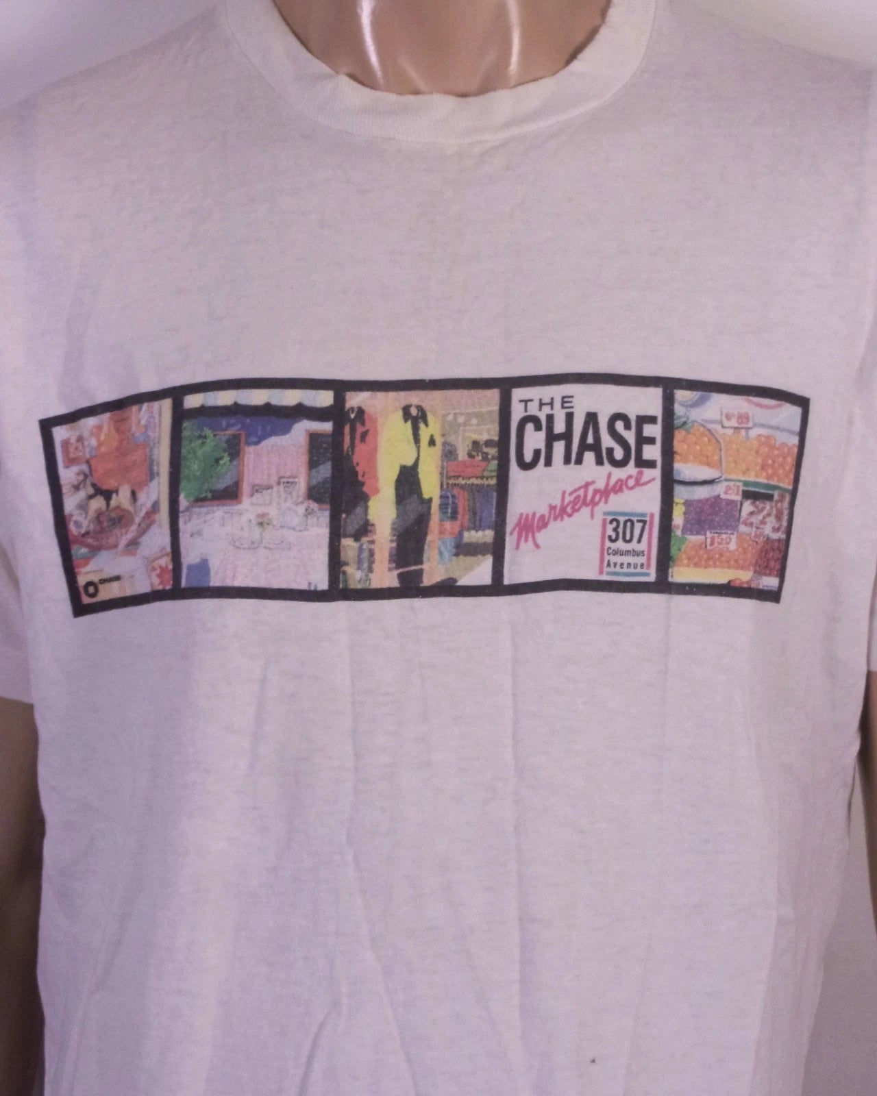 vintage 80s 90s The Chase Marketplace T-Shirt Pop Art single stitch USA sz XL
