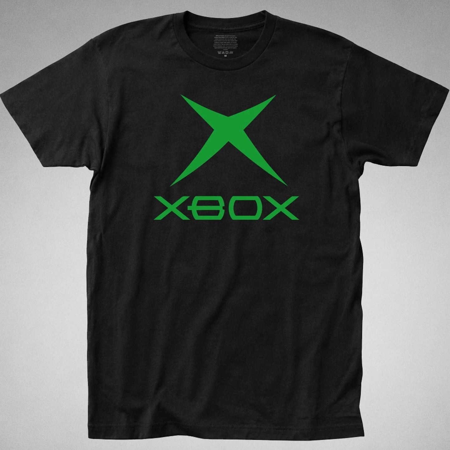 XBOX T-SHIRT tee microsoft console y2k retro logo duke original controller 360