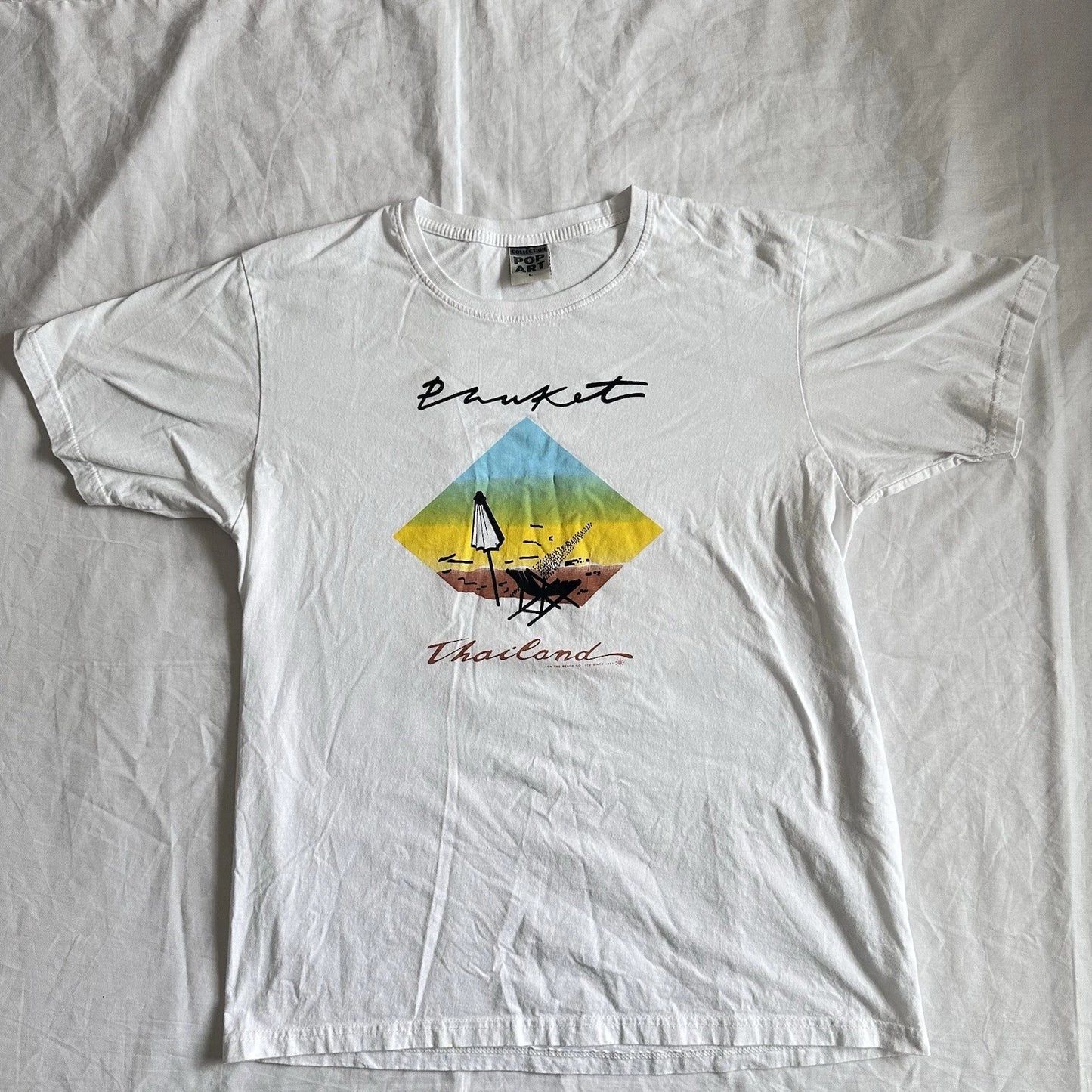 Rare!! Vintage Style Painting Pop Art T-shirt Medium size