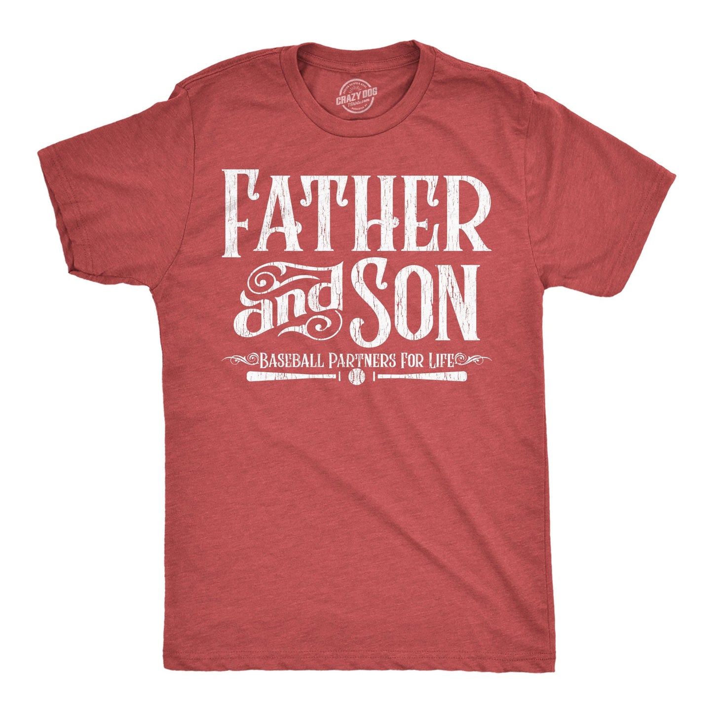 Father And Son Baseball Partners For Life Men's T Shirt