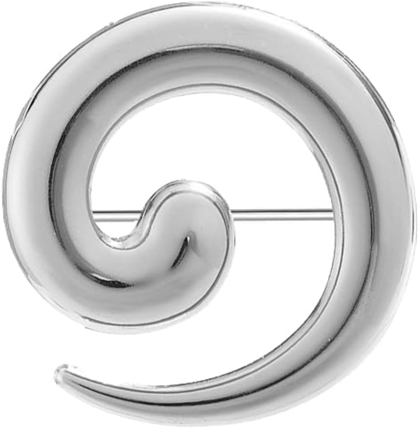 Round Spiral Snail Brooch Pin for Women Men Gold/Silver Plated Chunky Minimalist Unique Twist Lapel Pins for Dance Banquet Pins Dress Suit Shirt Clothes Accessories Wedding Party Jewelry