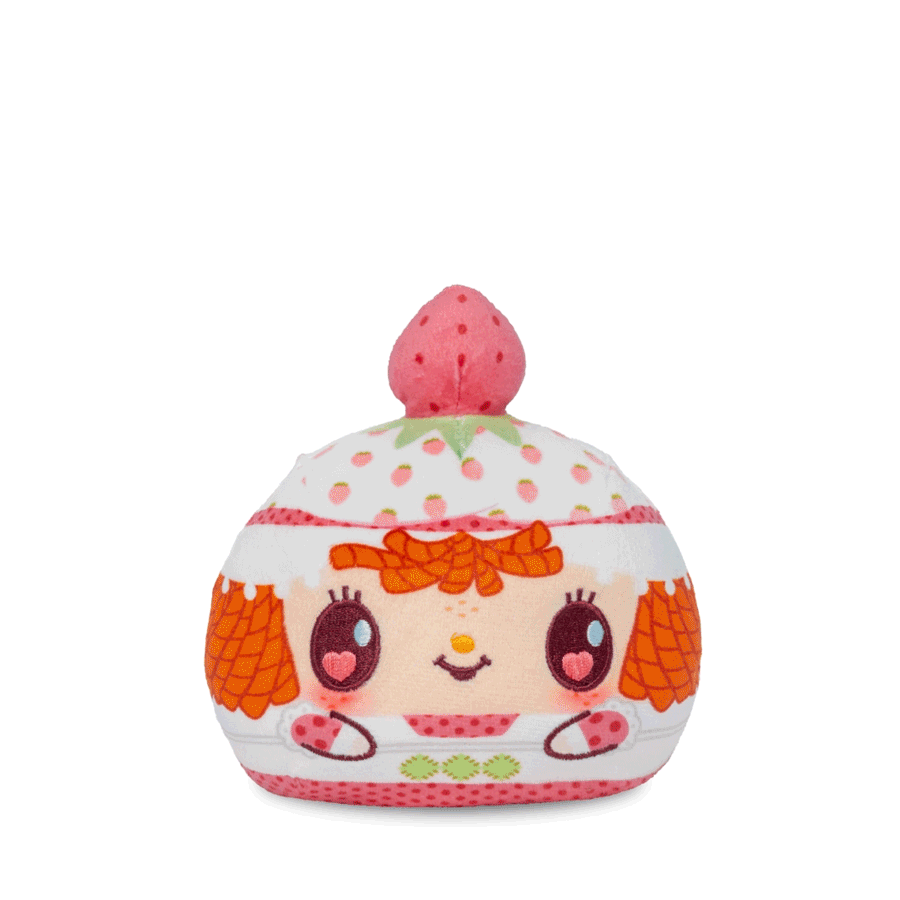 Valentine Present Strawberry Shortcake 4" Strawberry-Scented Reversible Plushie